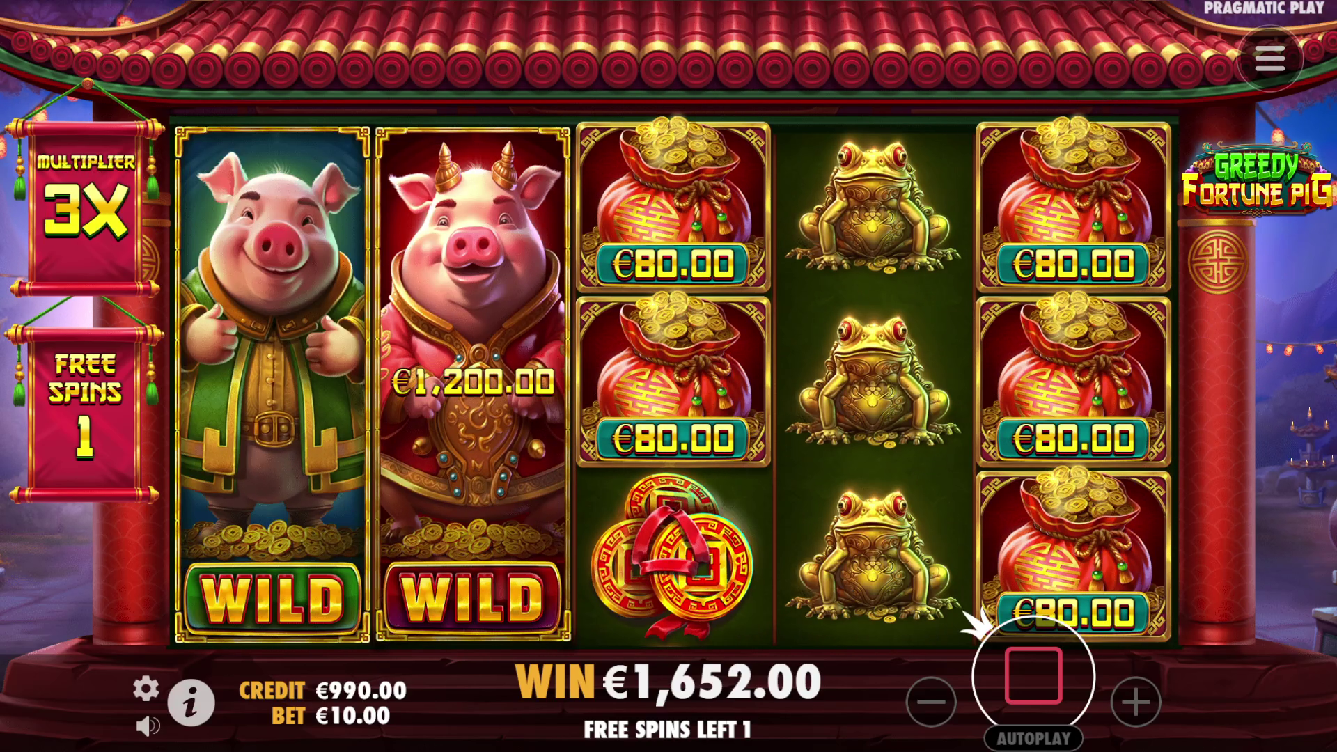 Greedy Fortune Pig - Free spins 3