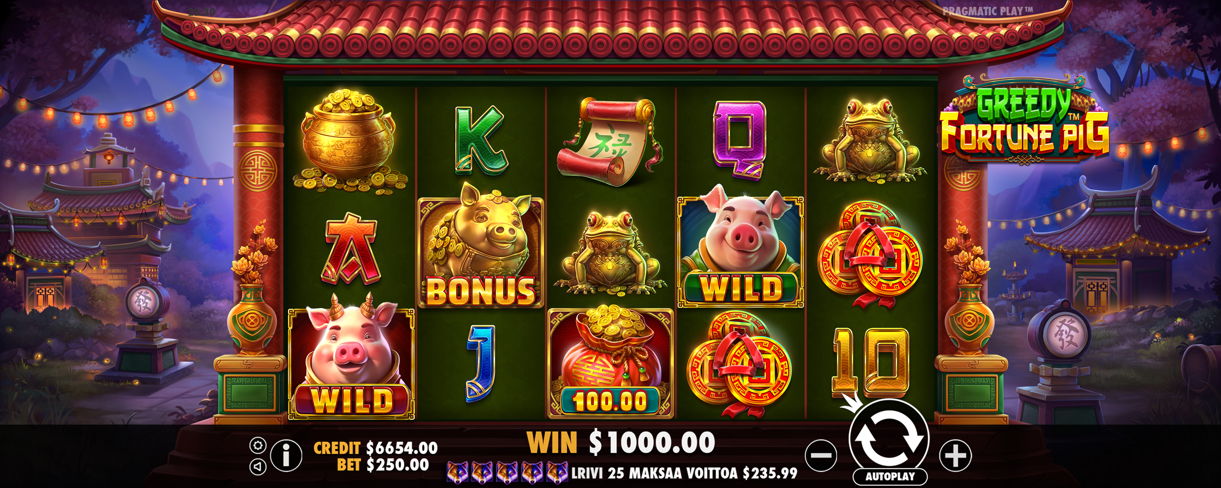 Greedy Fortune Pig - Free spins 4