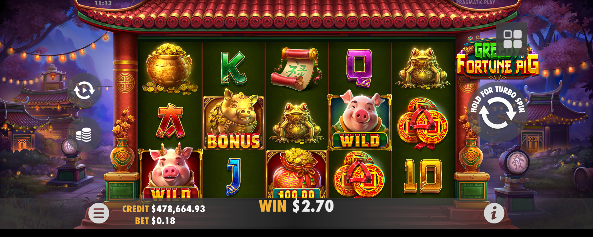 Greedy Fortune Pig - Free spins 6