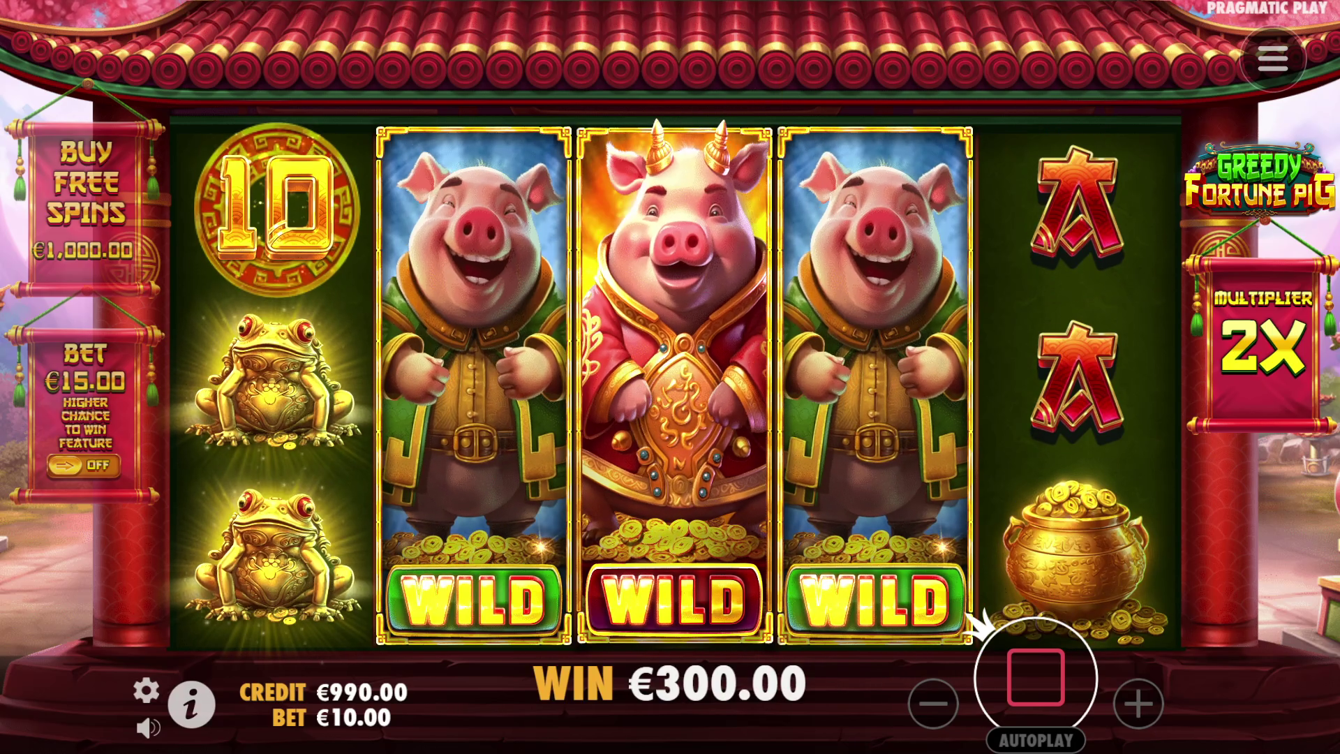 Greedy Fortune Pig - Big win 3
