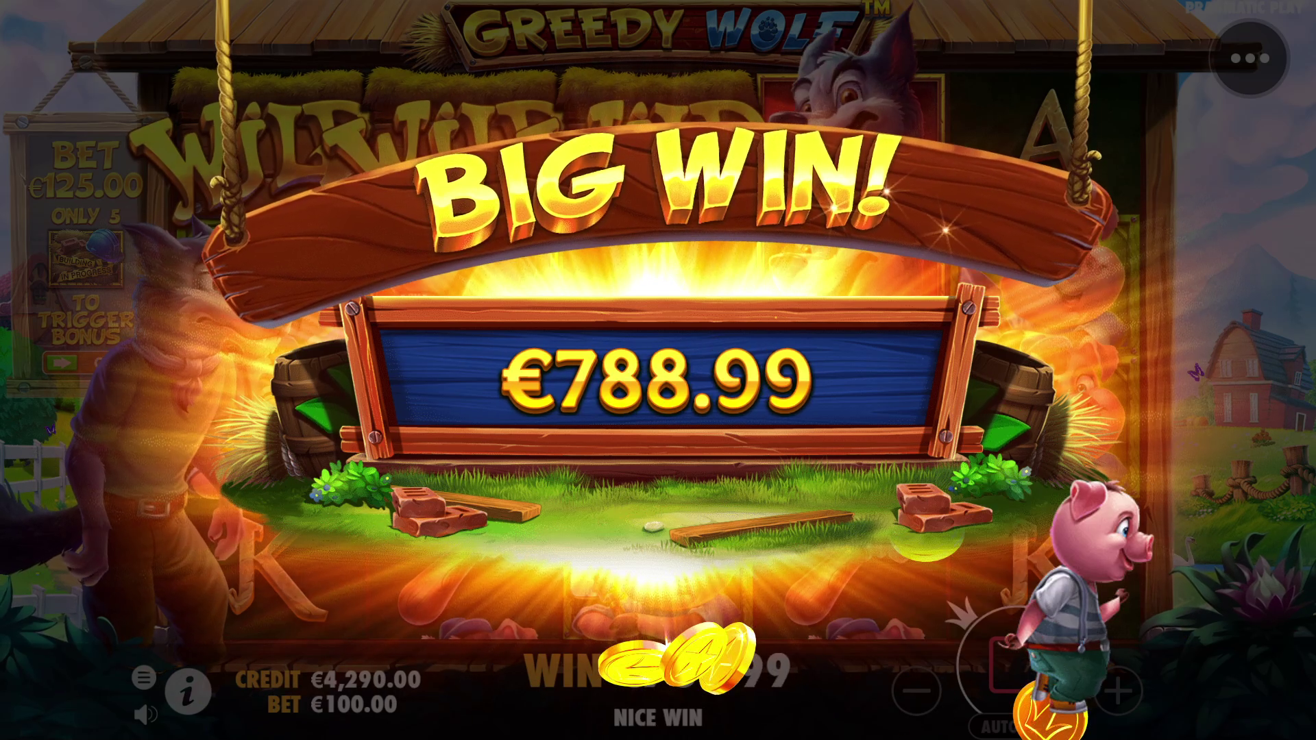 Greedy Wolf - Big win 4