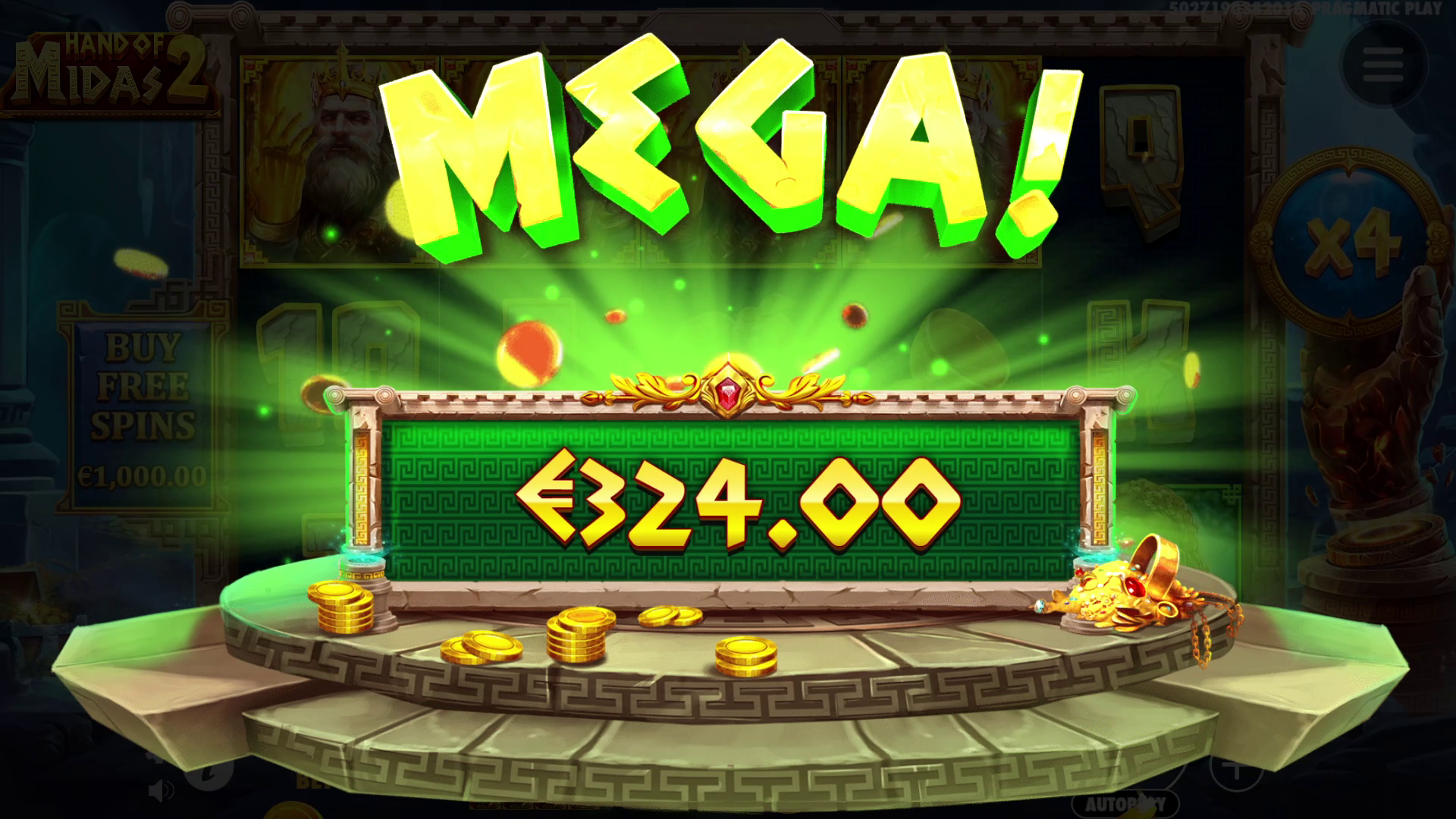 Hand of Midas 2 - Big win 3