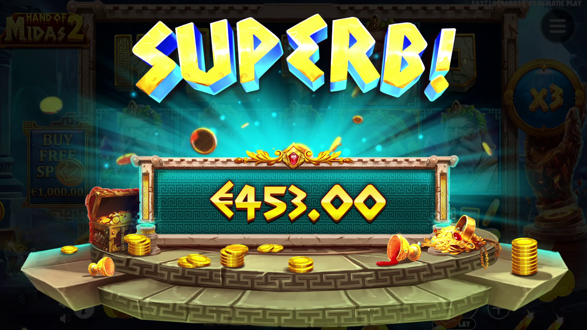 Hand of Midas 2 - Big win 4
