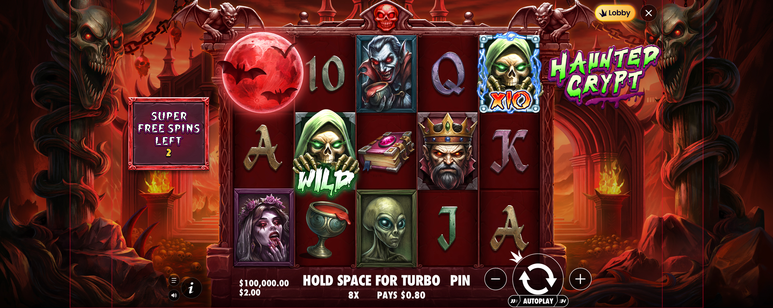 Haunted Crypt - Free spins 5