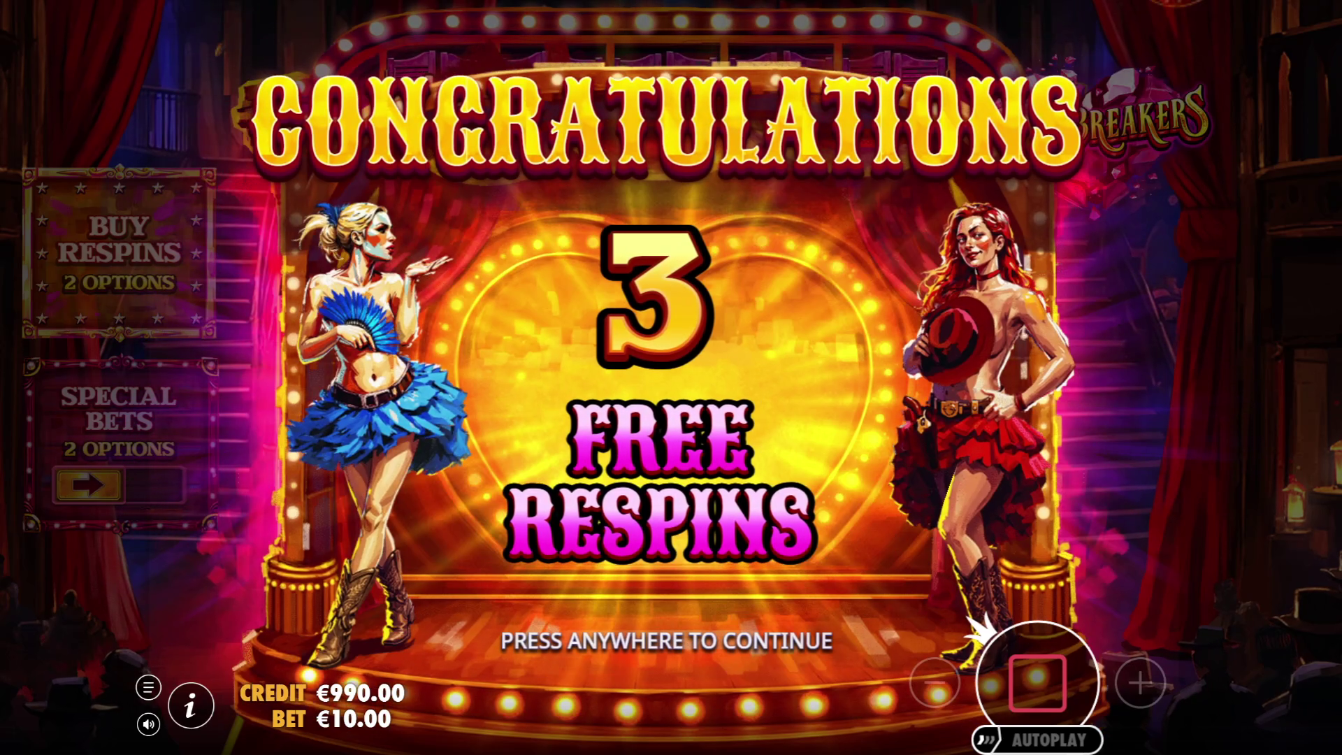 Heartbreakers - Free spins