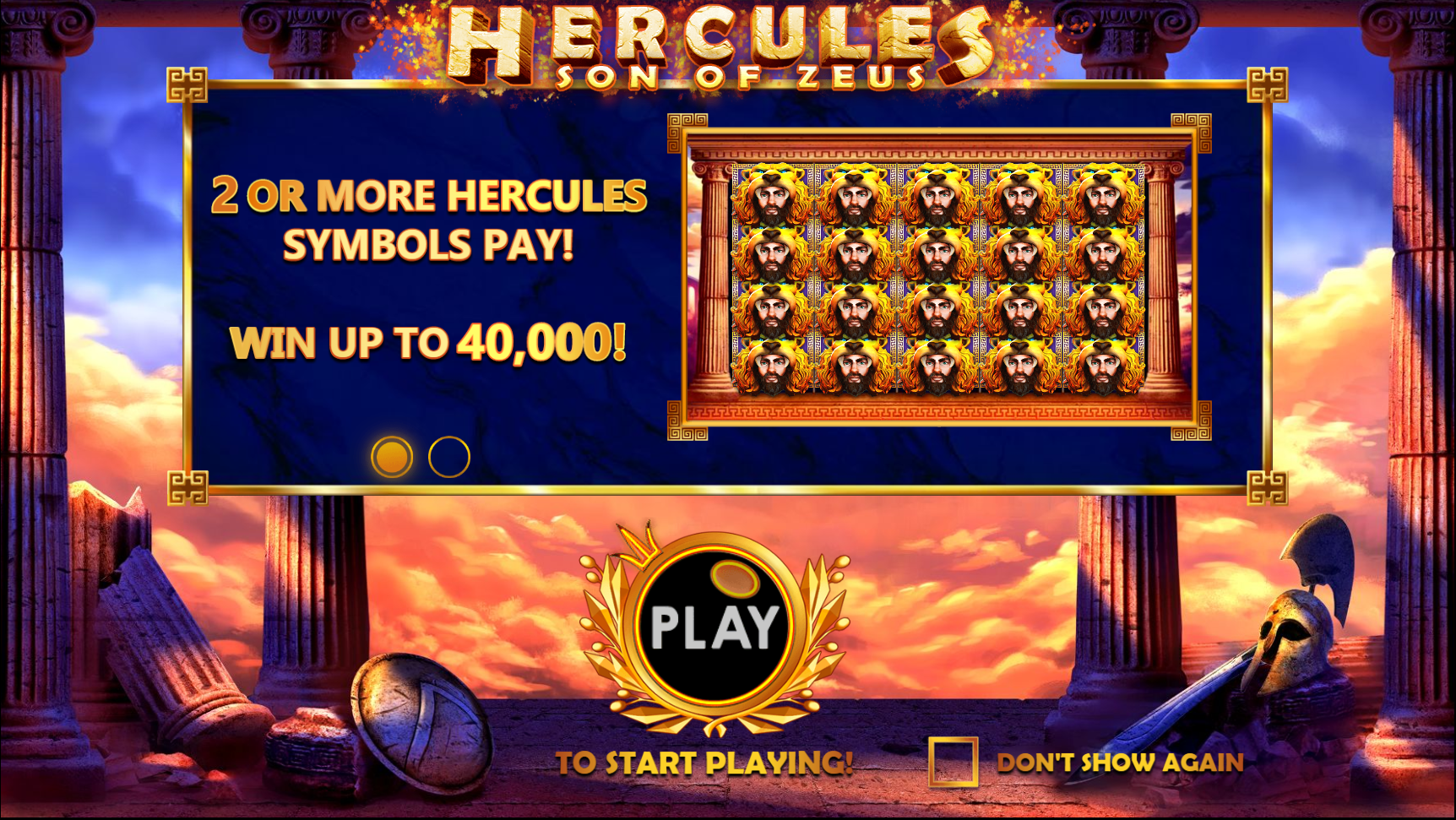 Hercules Son of Zeus - Game rules 2