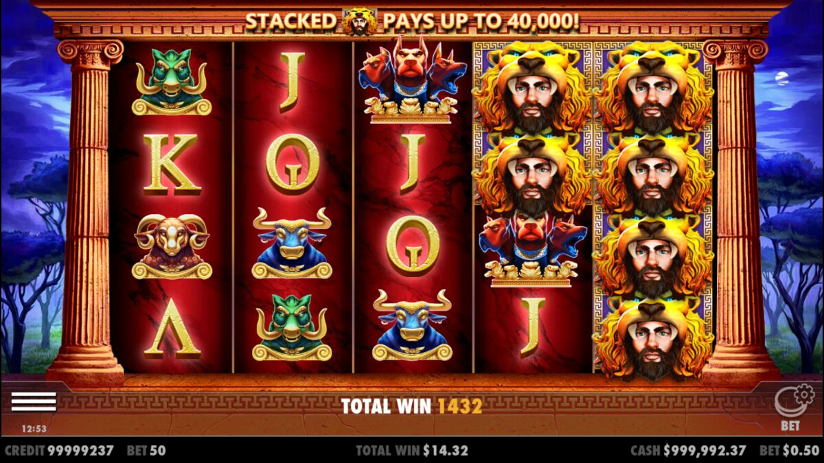 Hercules Son of Zeus - Big win 1