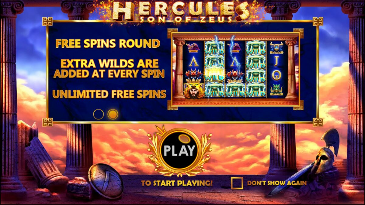 Hercules Son of Zeus - Free spins 9