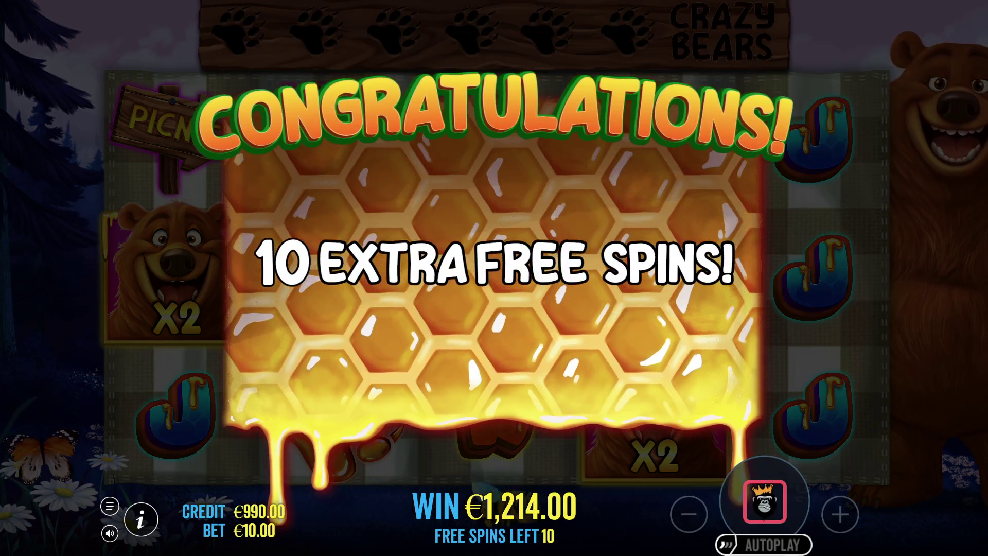 Honey Honey Honey - Free spins 1
