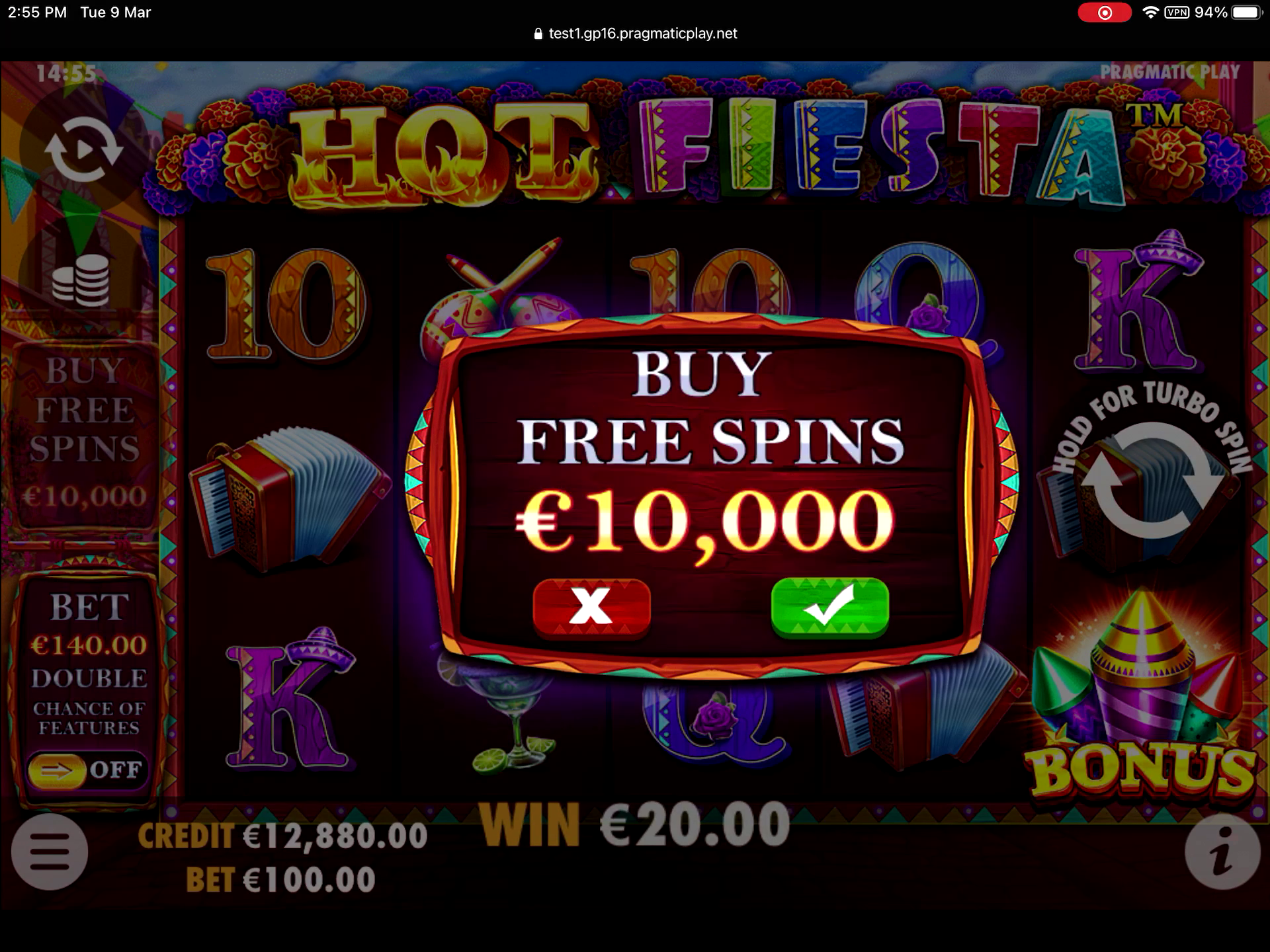 Hot Fiesta - Buy bonus 2