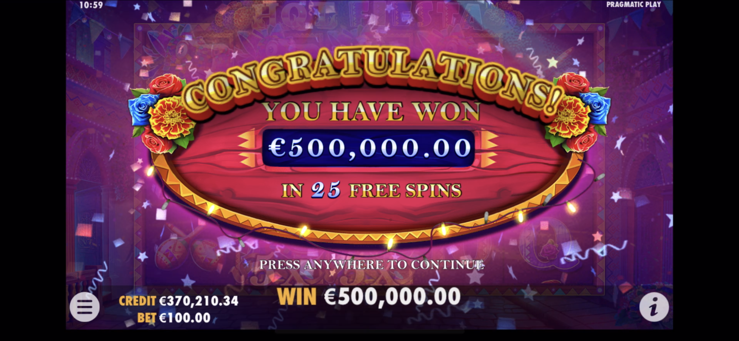 Hot Fiesta - Free spins 1