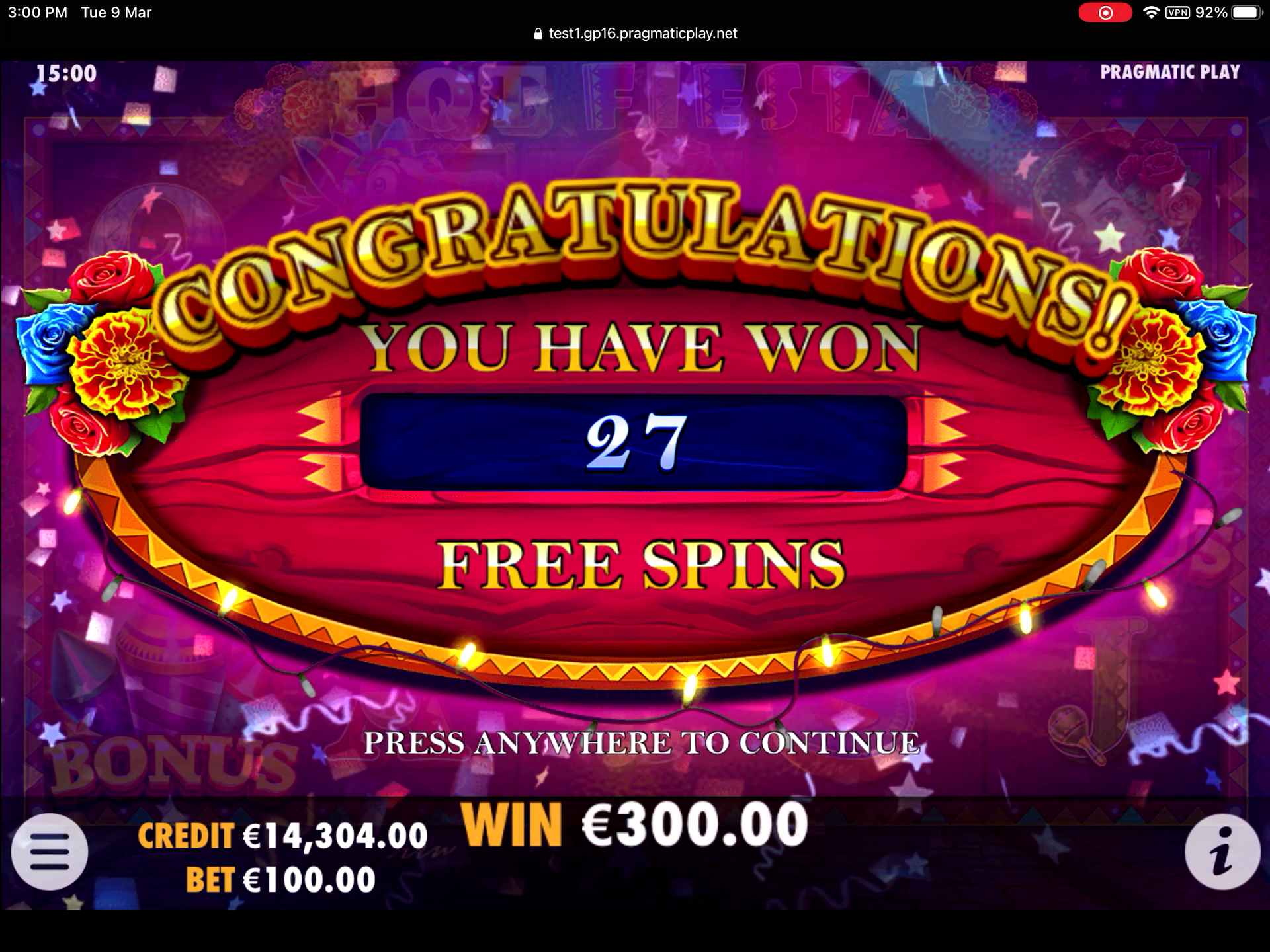 Hot Fiesta - Free spins 3