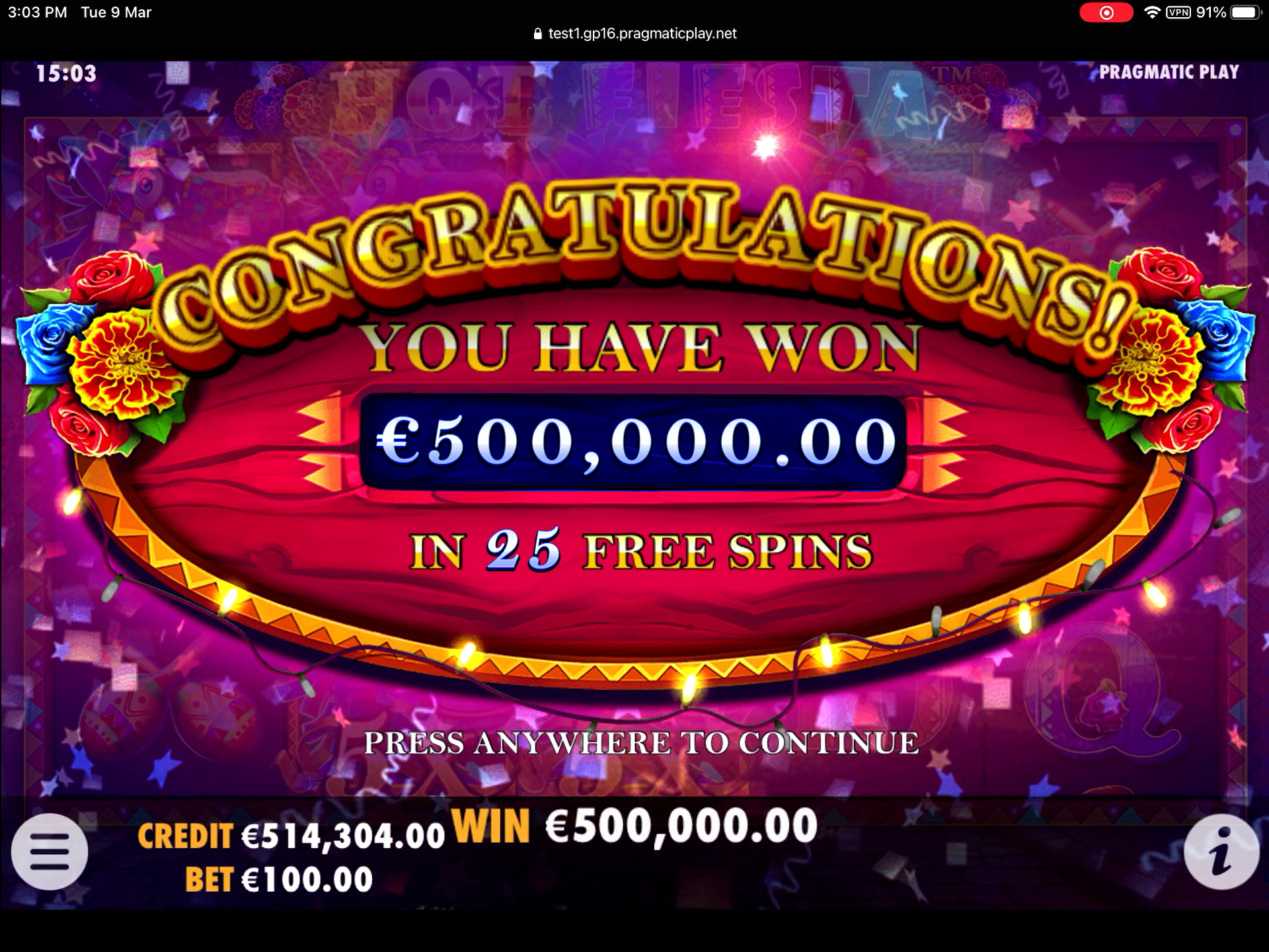 Hot Fiesta - Free spins 4