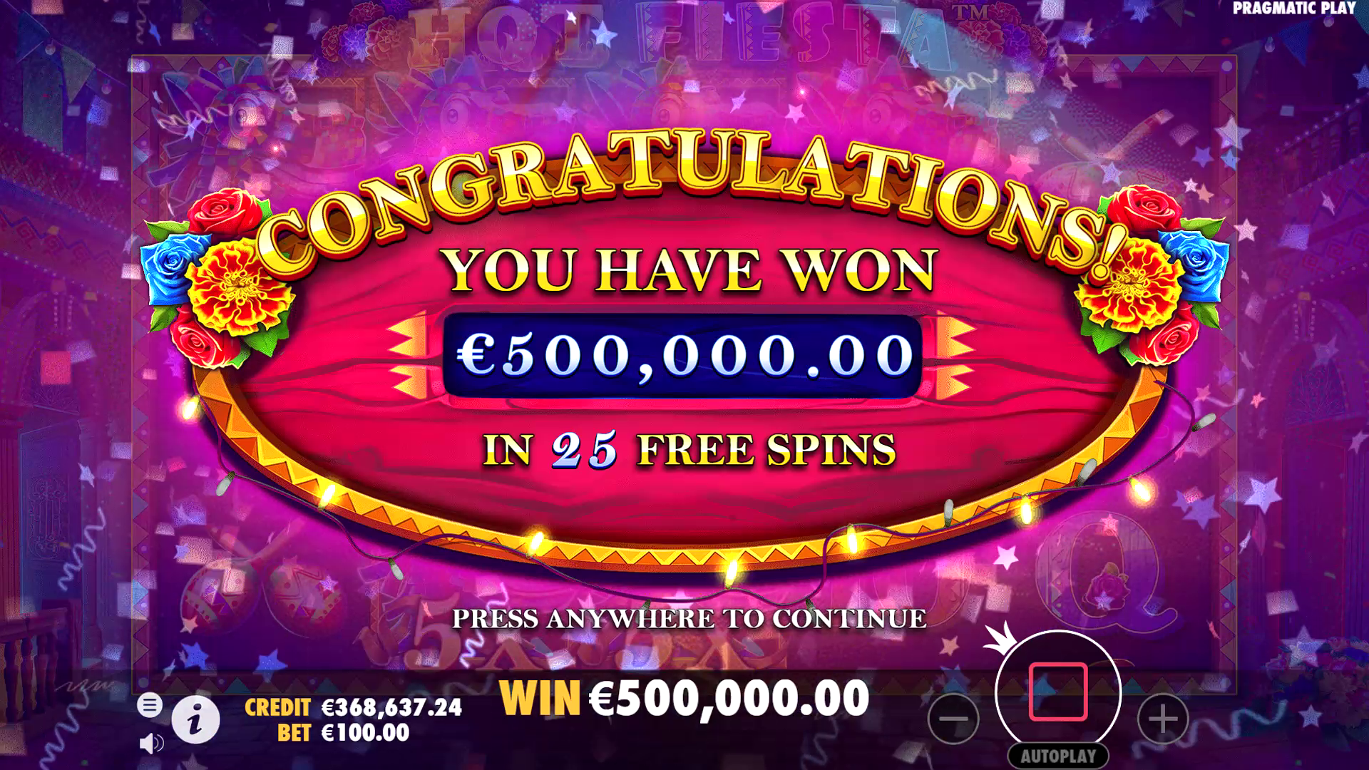 Hot Fiesta - Free spins 7