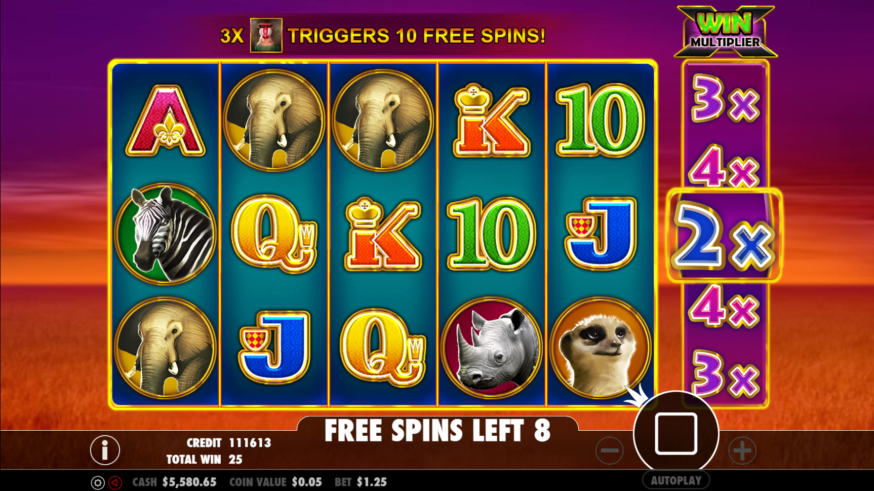 Hot Safari - Free spins 1