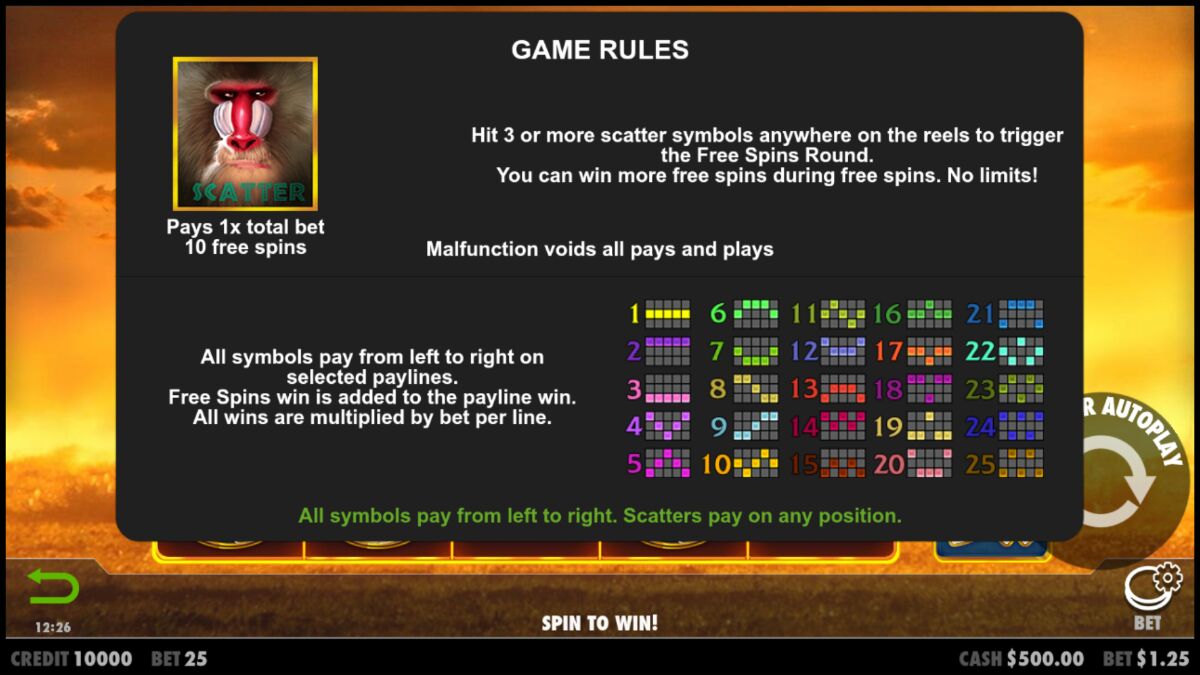 Hot Safari - Game rules 6