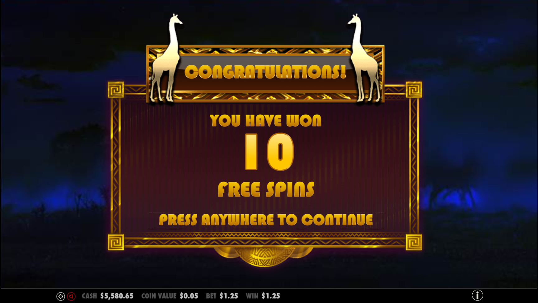 Hot Safari - Free spins 4