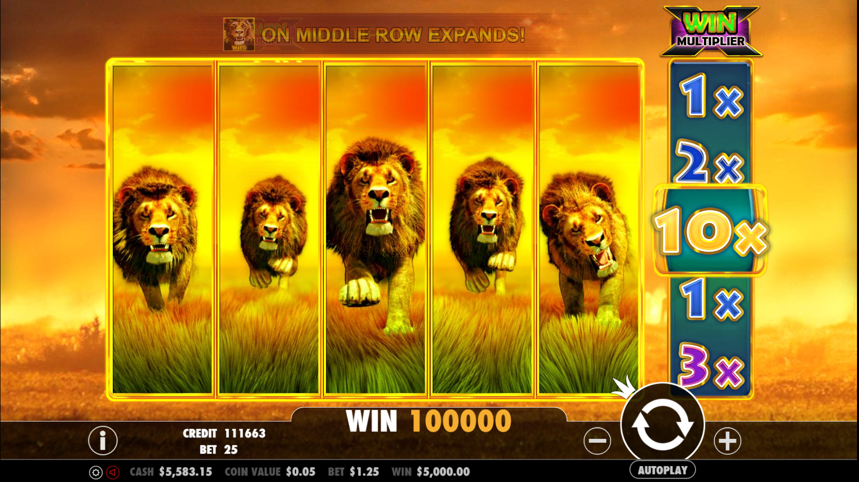 Hot Safari - Big win
