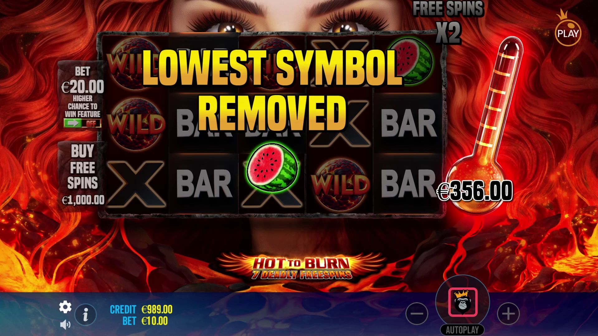 Hot to Burn - 7 Deadly Free Spins - Free spins 2