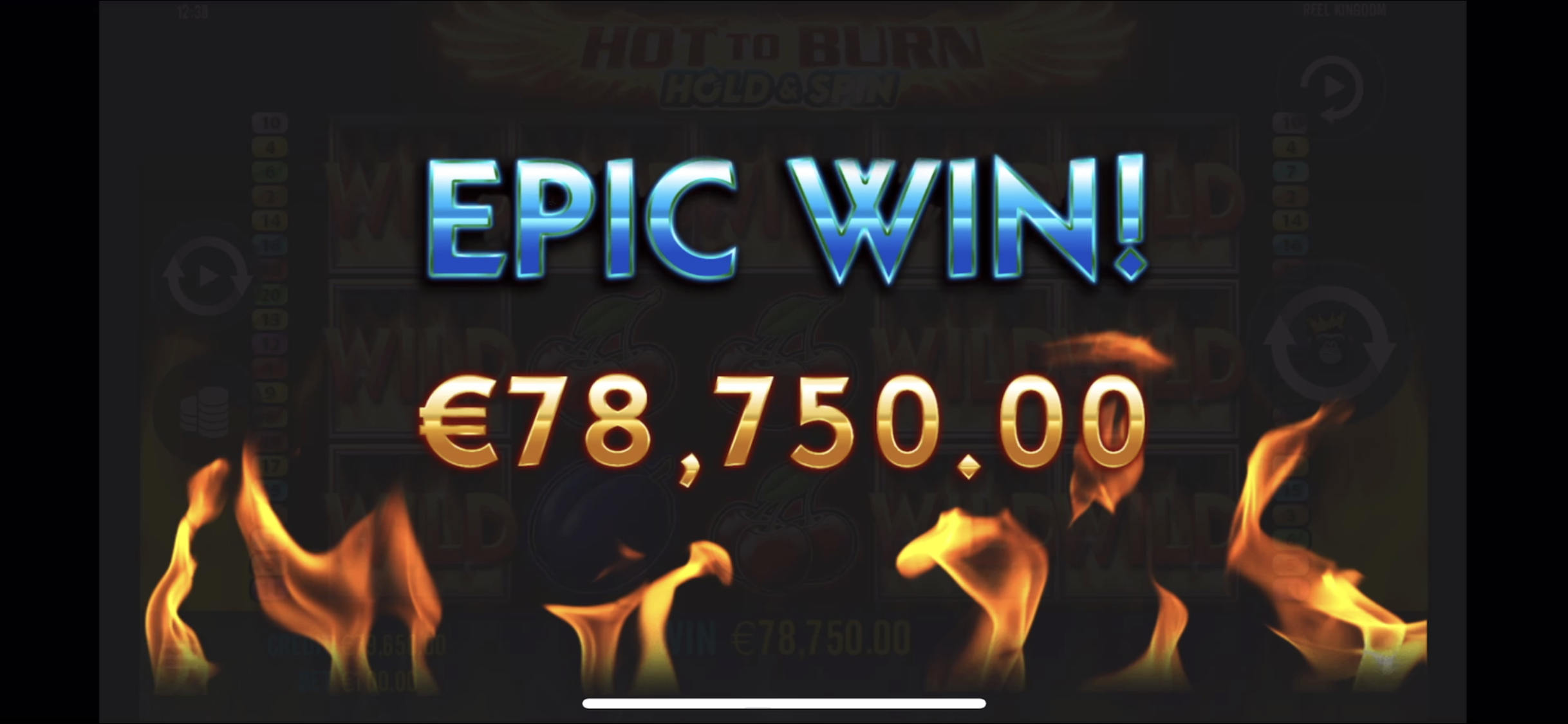 Hot to Burn Hold & Spin - Big win 3