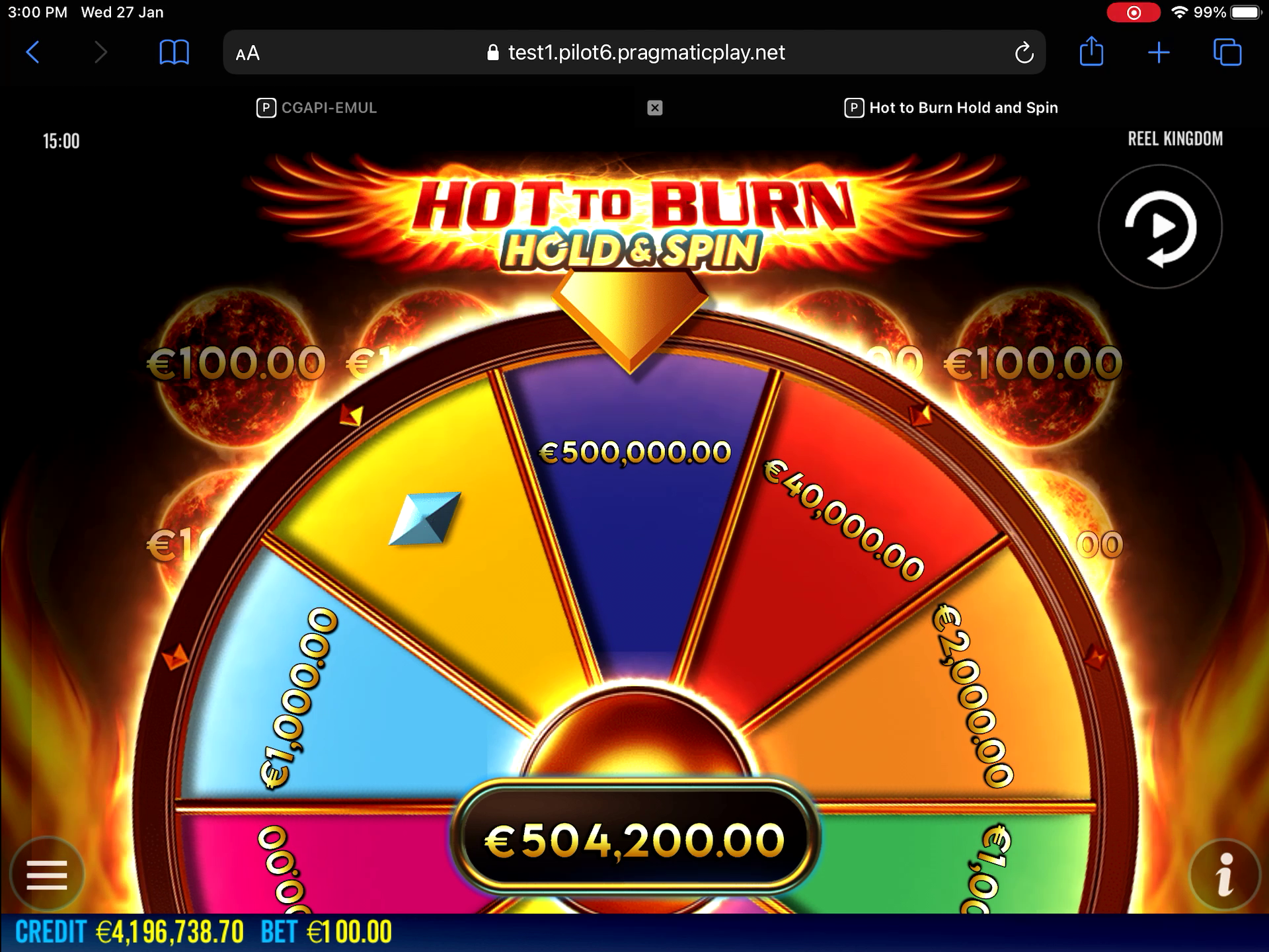 Hot to Burn Hold & Spin - Buy bonus 2