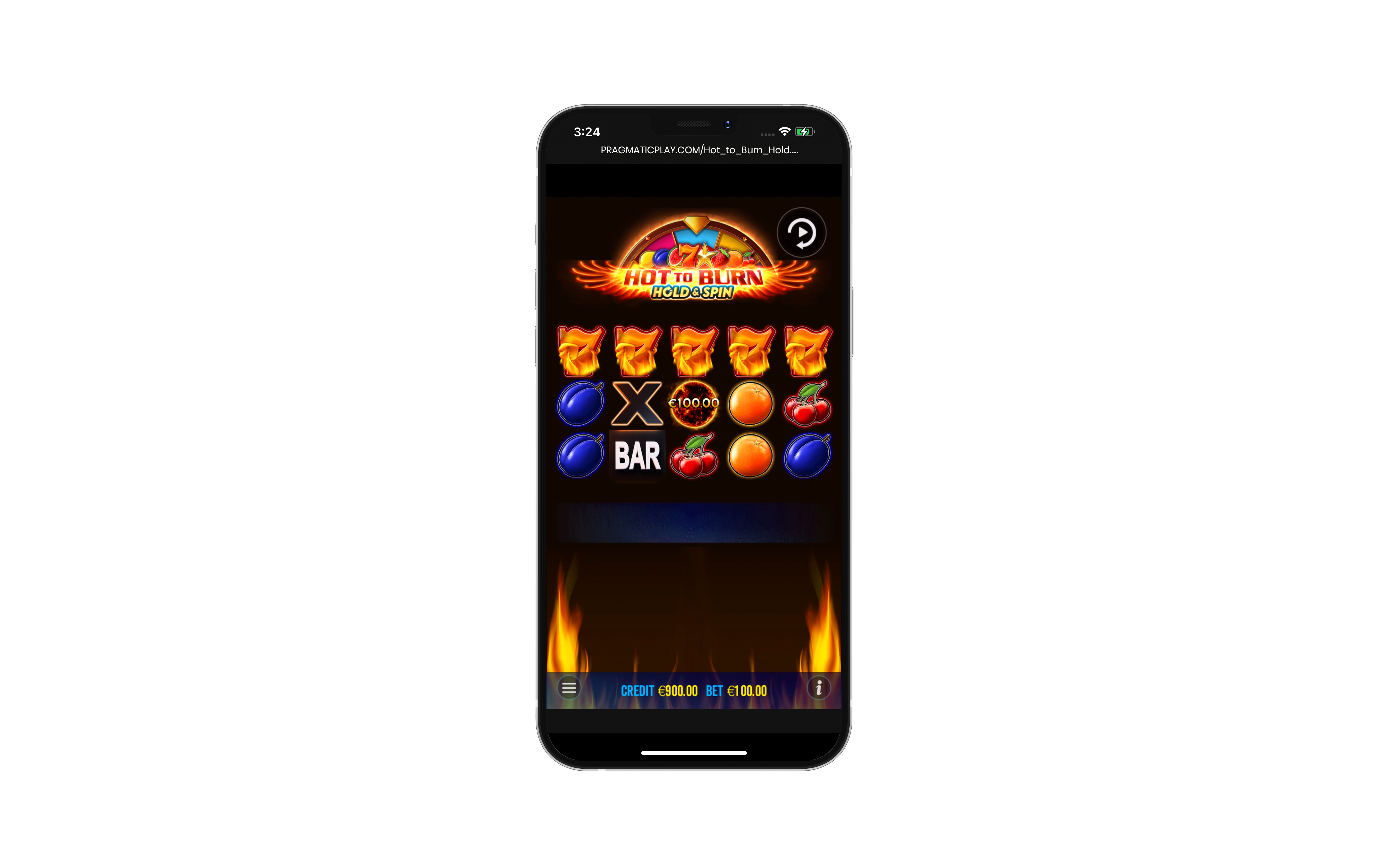 Hot to Burn Hold & Spin - Base game 7