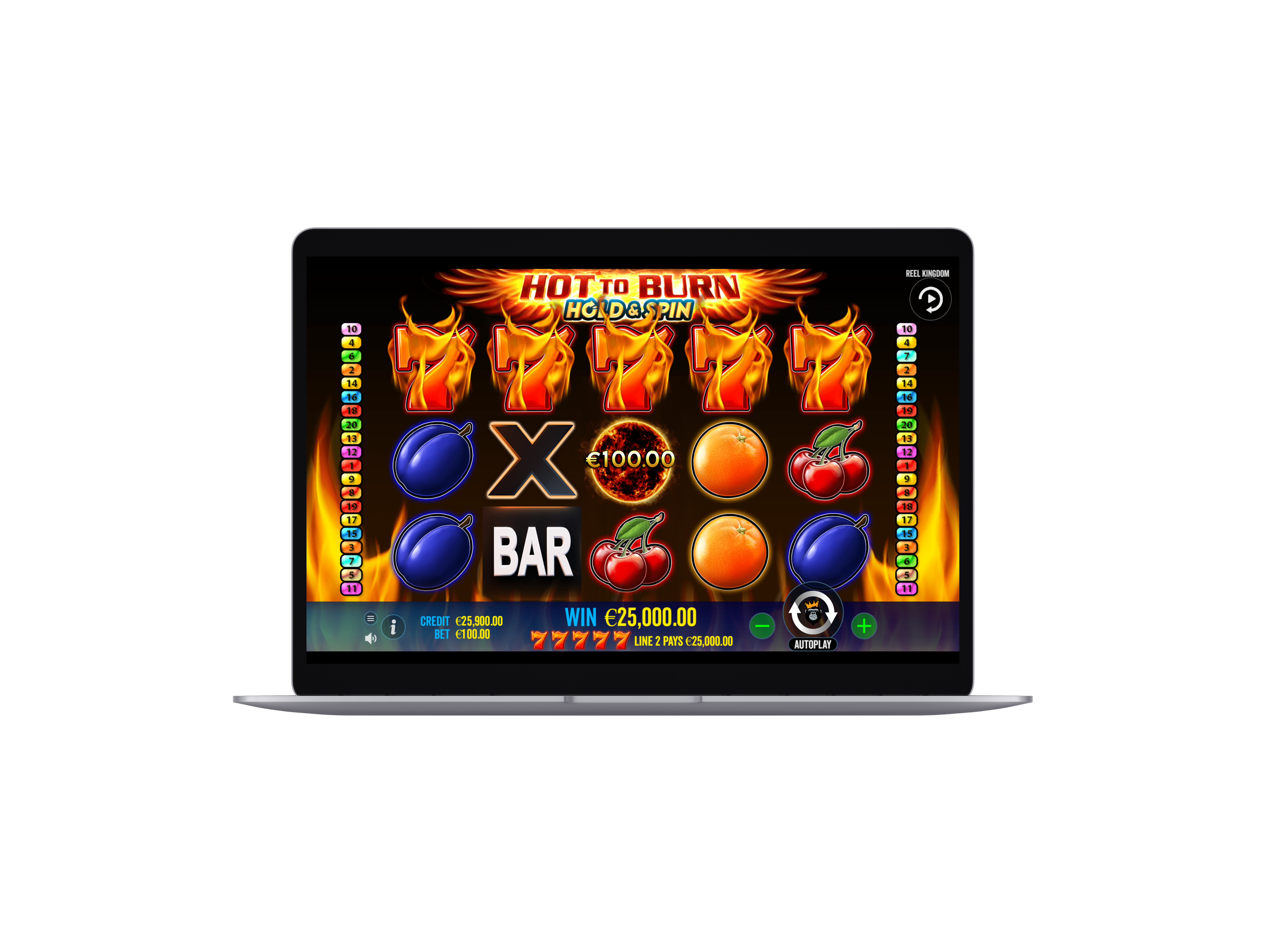 Hot to Burn Hold & Spin - Base game 8