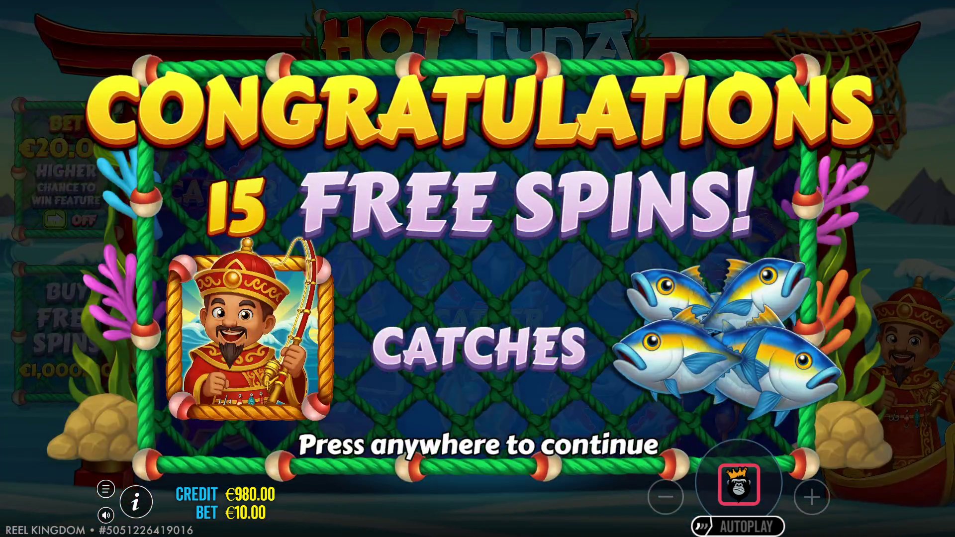 Hot Tuna - Free spins 2