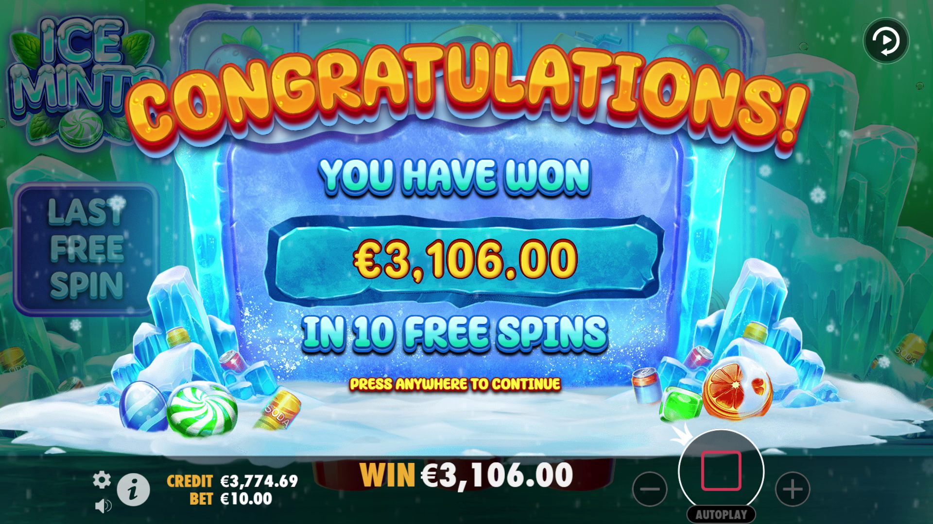 Ice Mints - Free spins 1