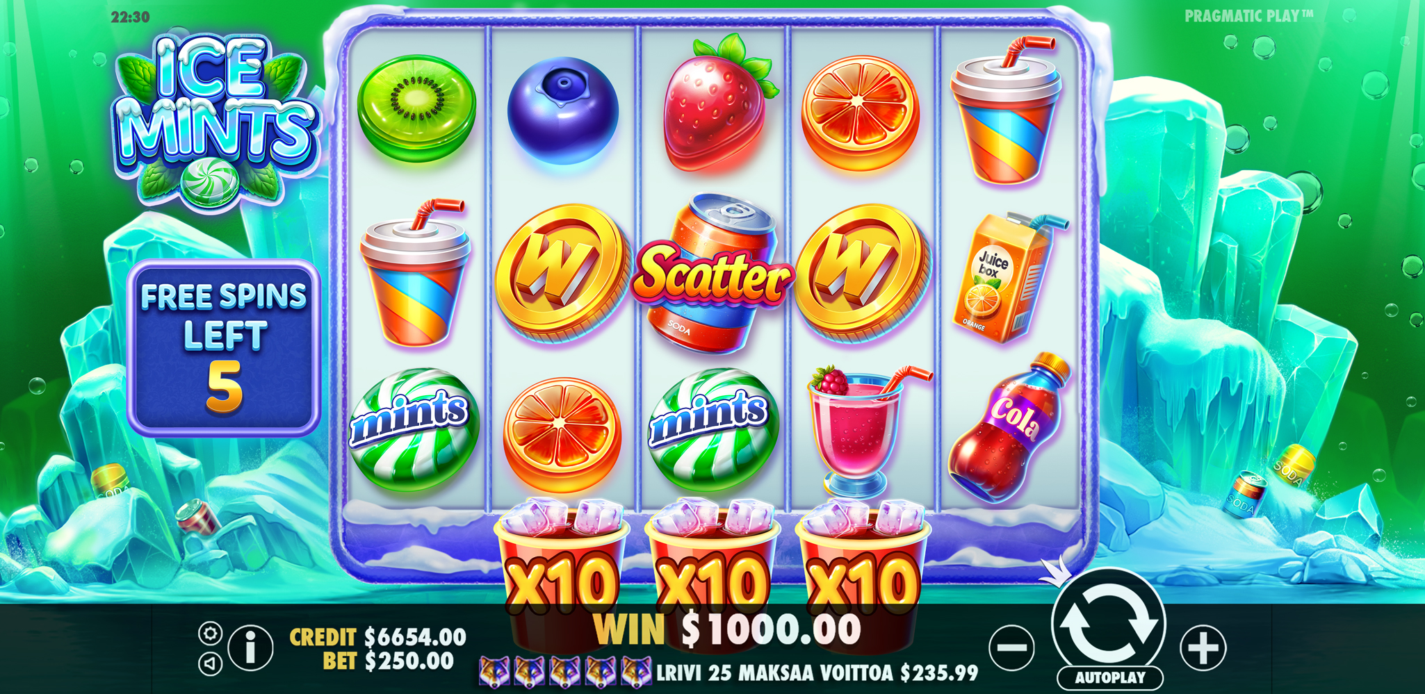 Ice Mints - Free spins 3