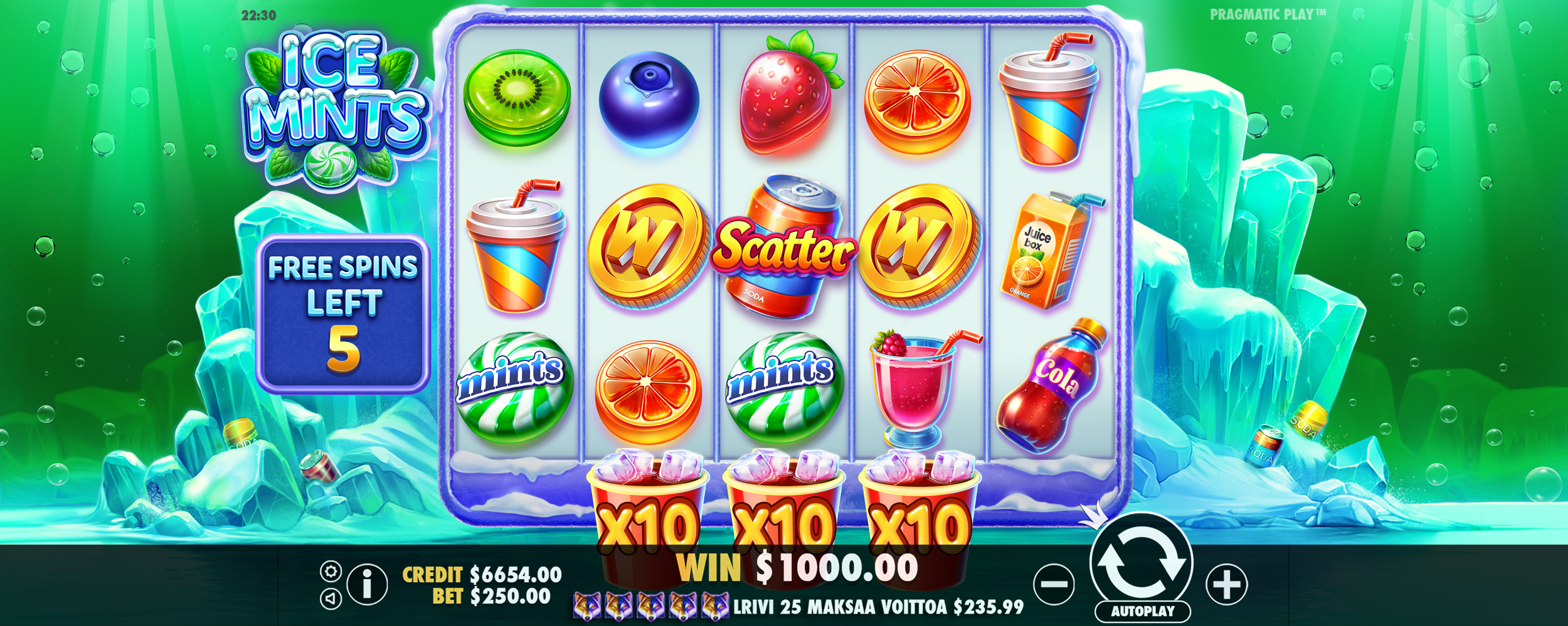 Ice Mints - Free spins 4