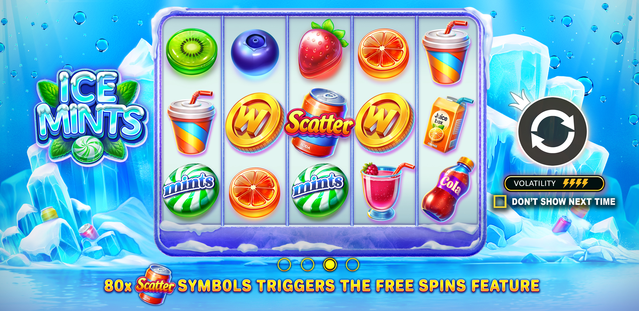 Ice Mints - Start screen 1