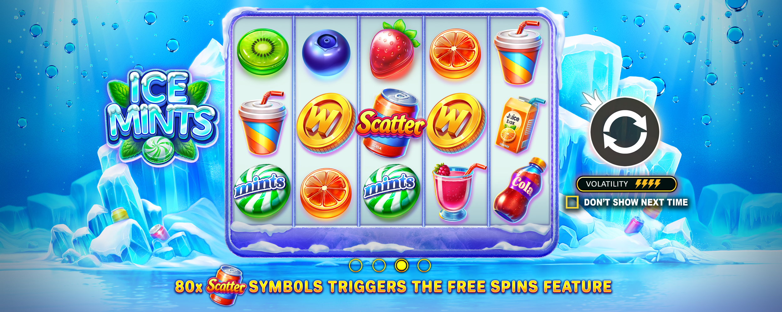Ice Mints - Start screen 2