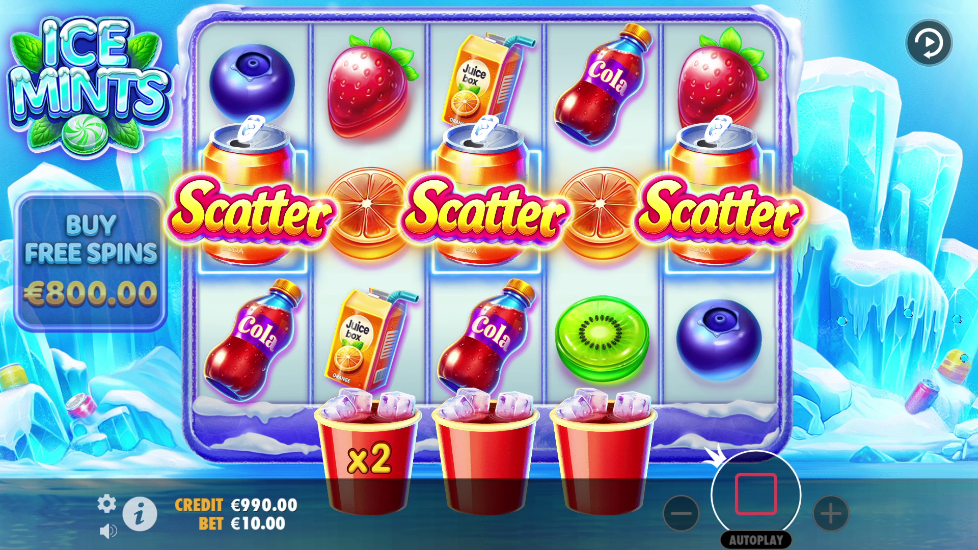 Ice Mints - Free spins 5
