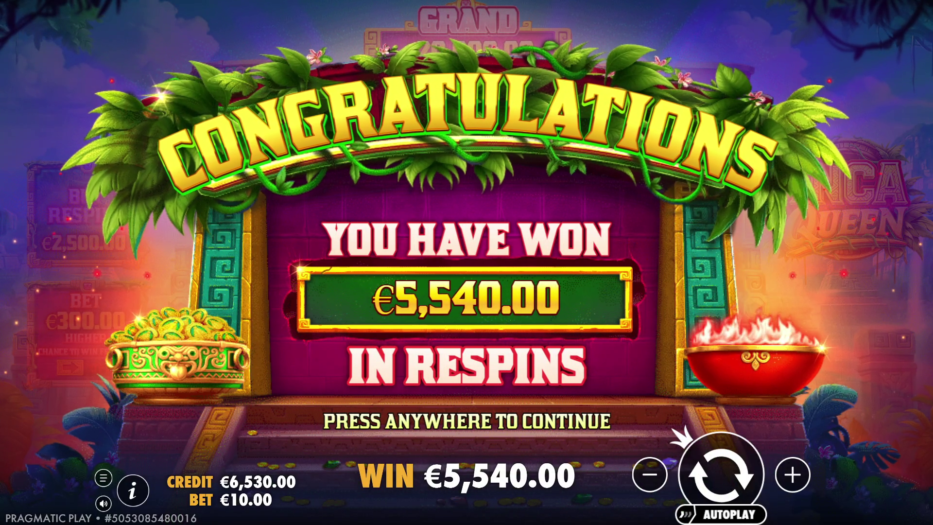 Inca Queen - Free spins 2