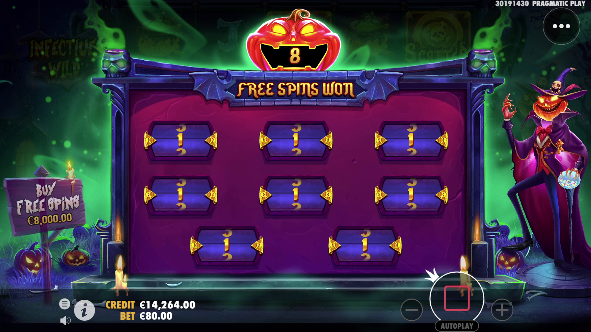Infective Wild - Free spins 1