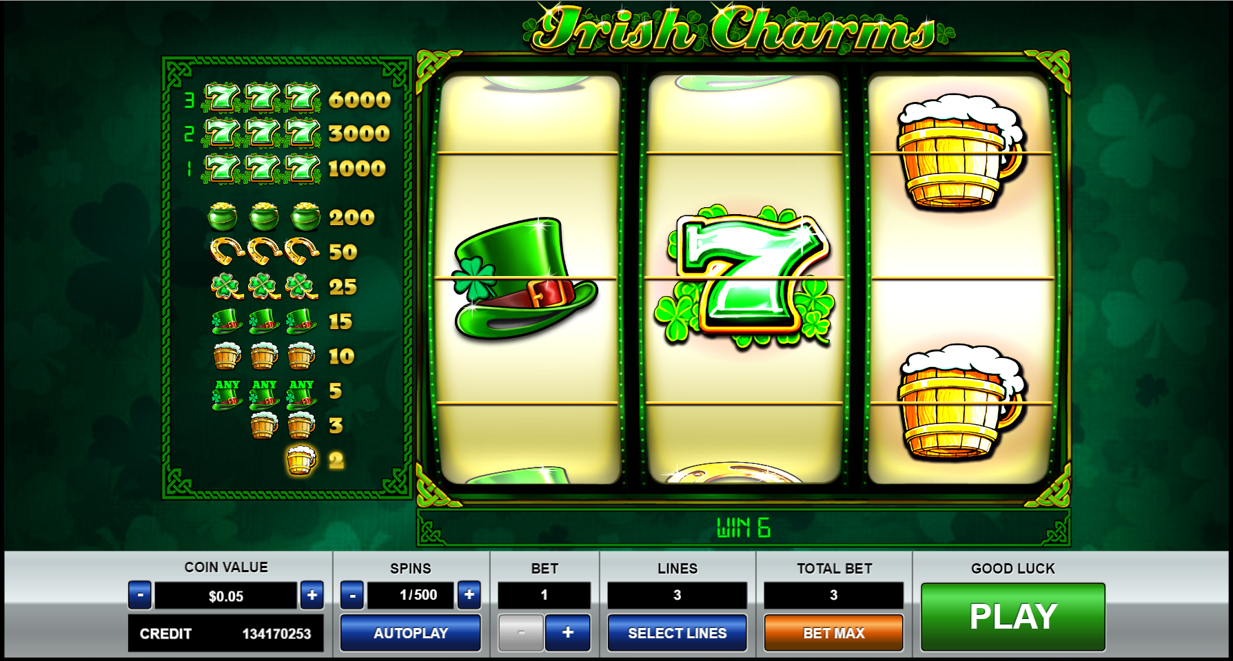 Irish Charms - Base game 2