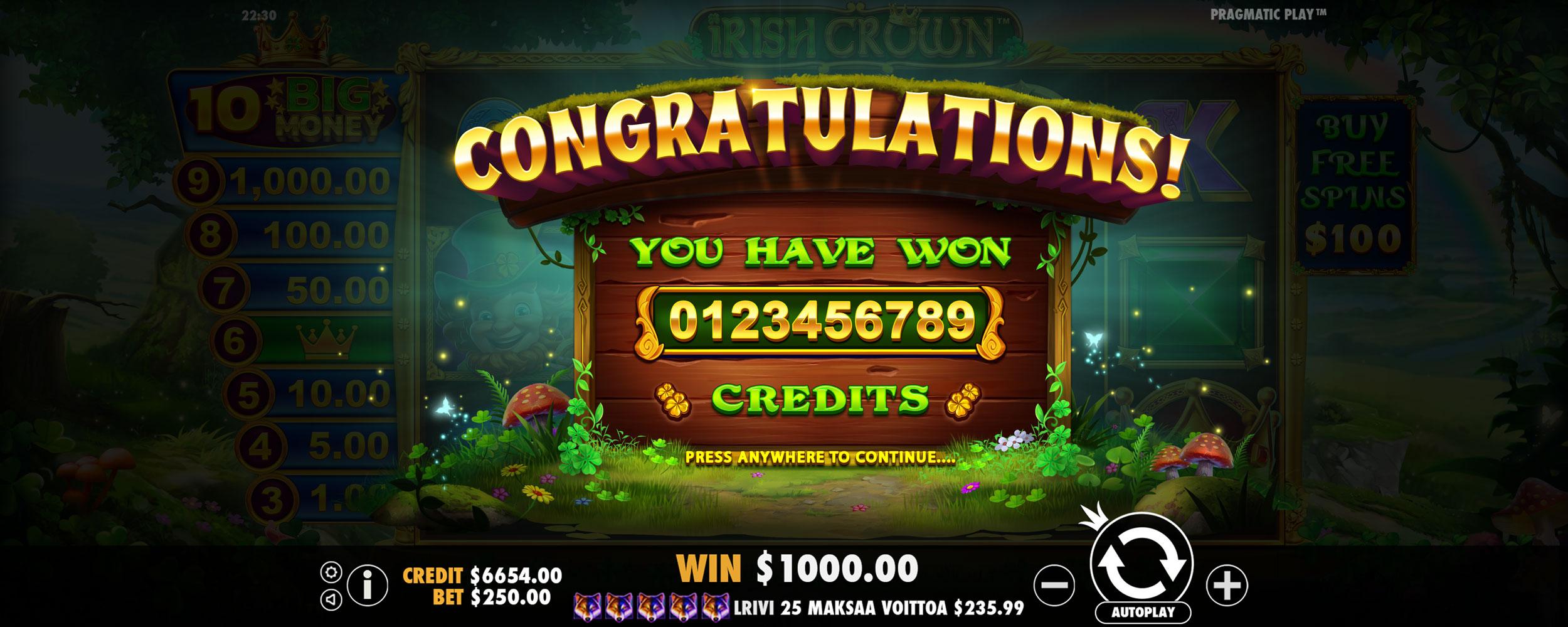 Irish Crown - Banner 1