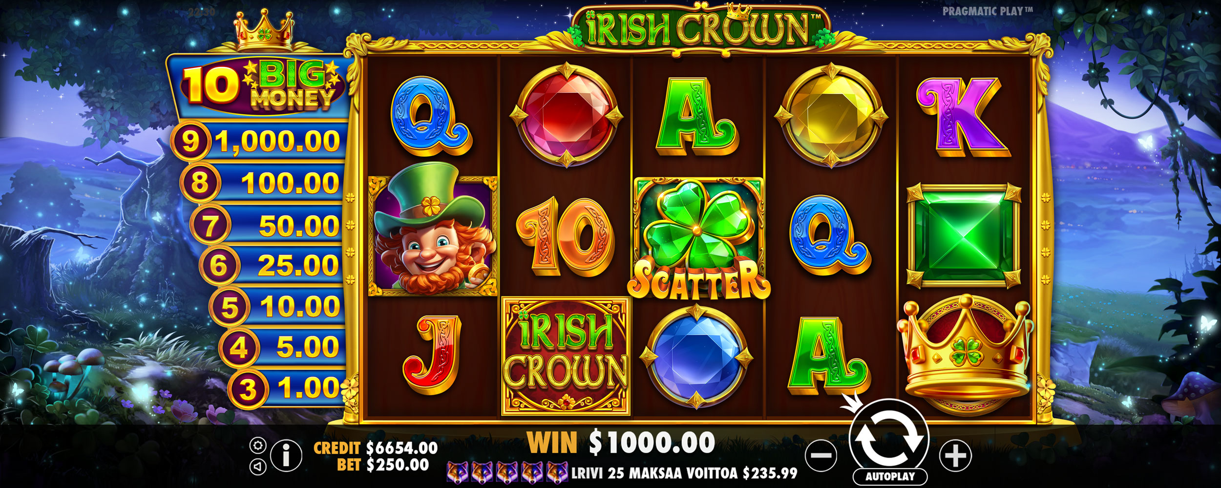 Irish Crown - Free spins 1