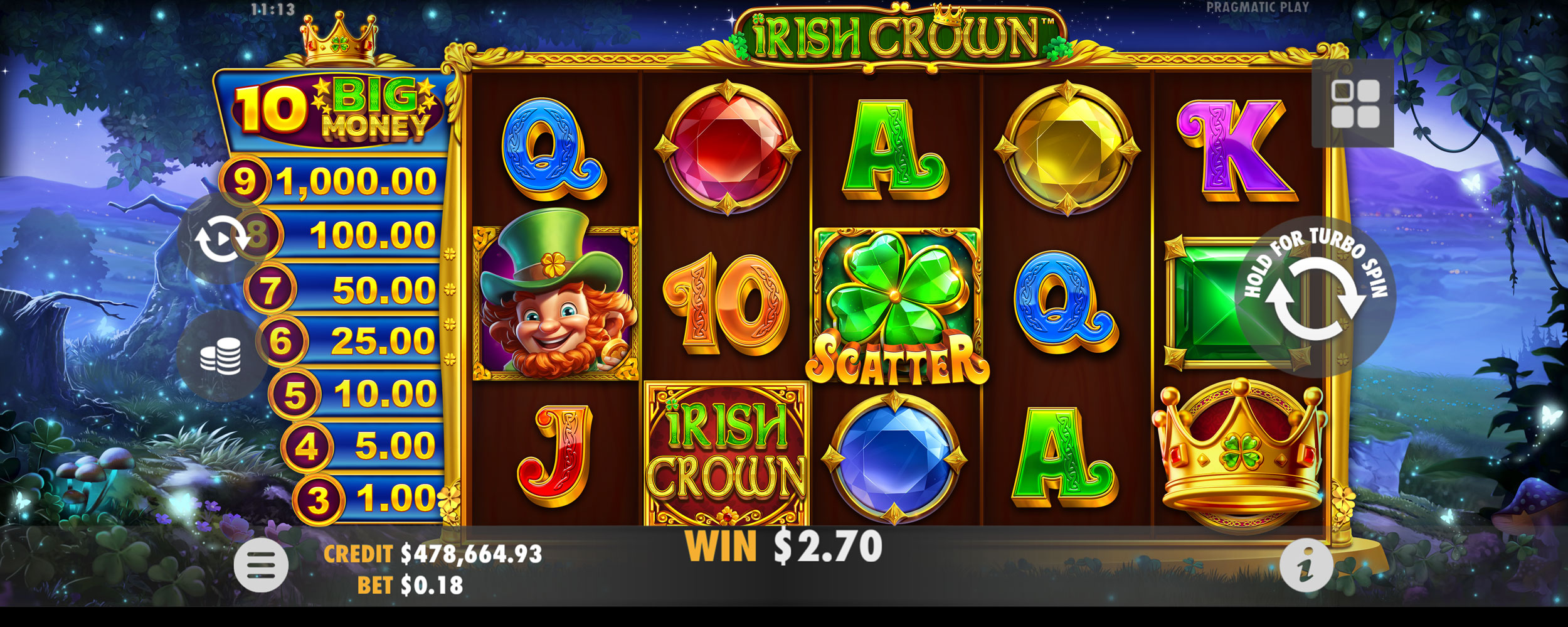 Irish Crown - Free spins 2
