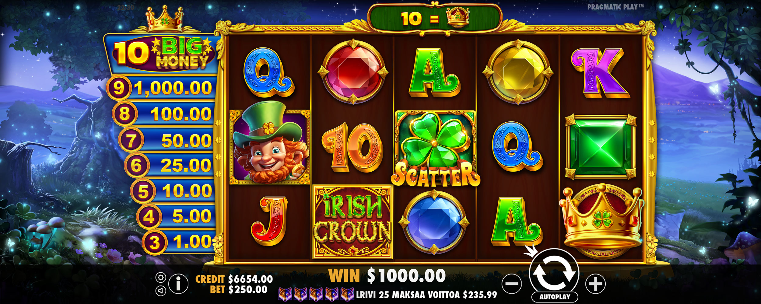 Irish Crown - Free spins 3