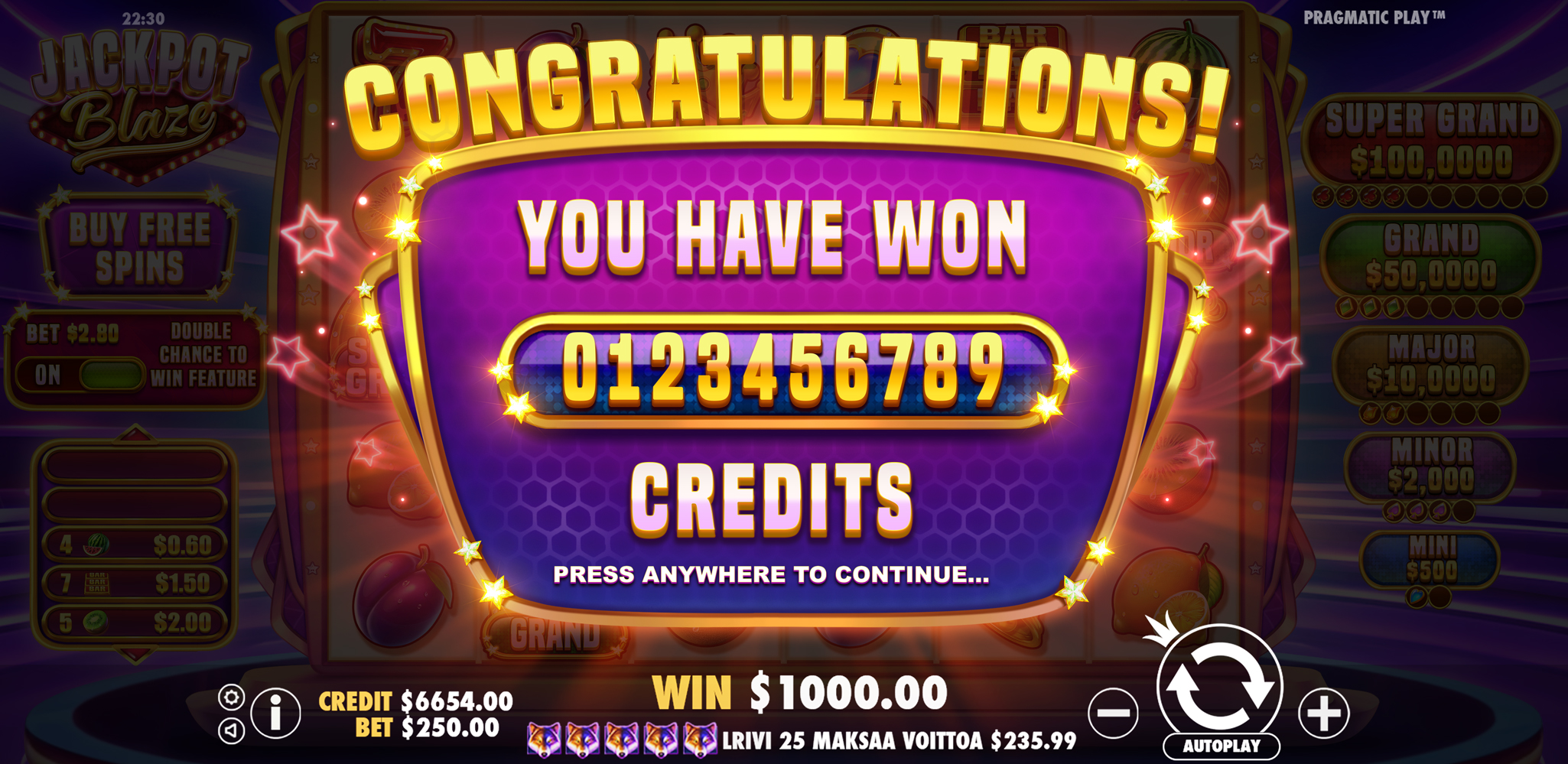 Jackpot Blaze - Banner 1