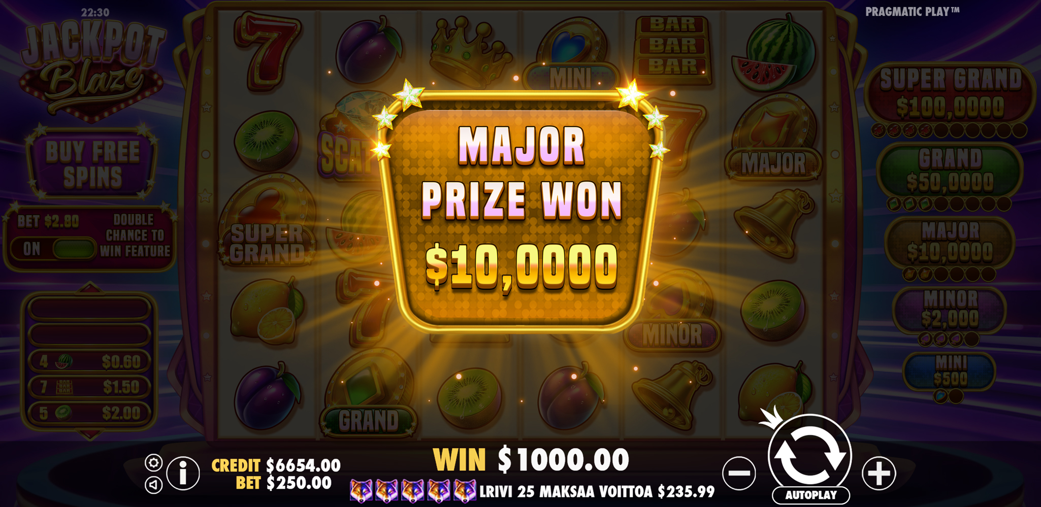 Jackpot Blaze - Big win 11