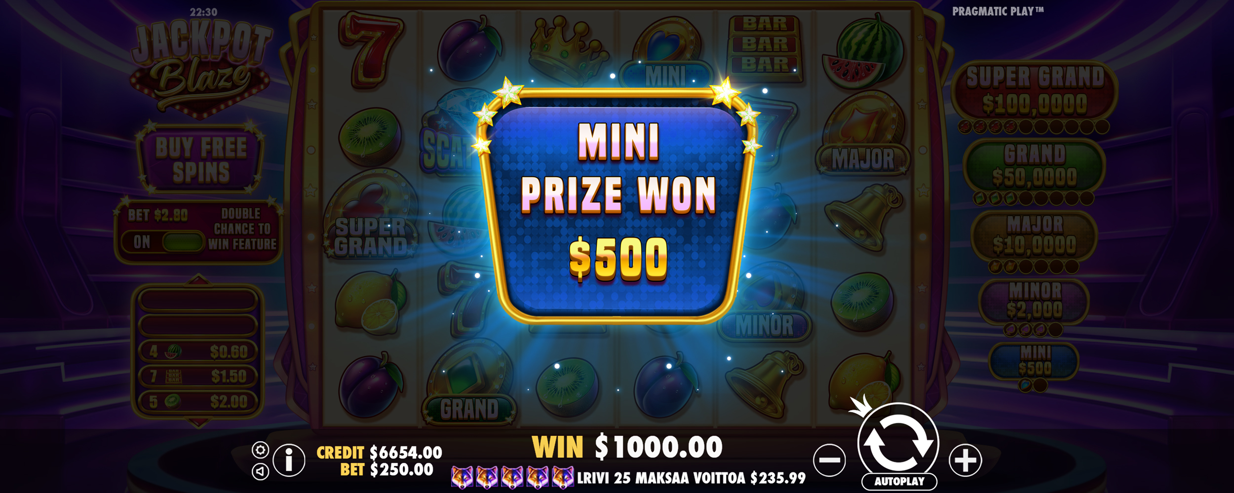 Jackpot Blaze - Big win 14