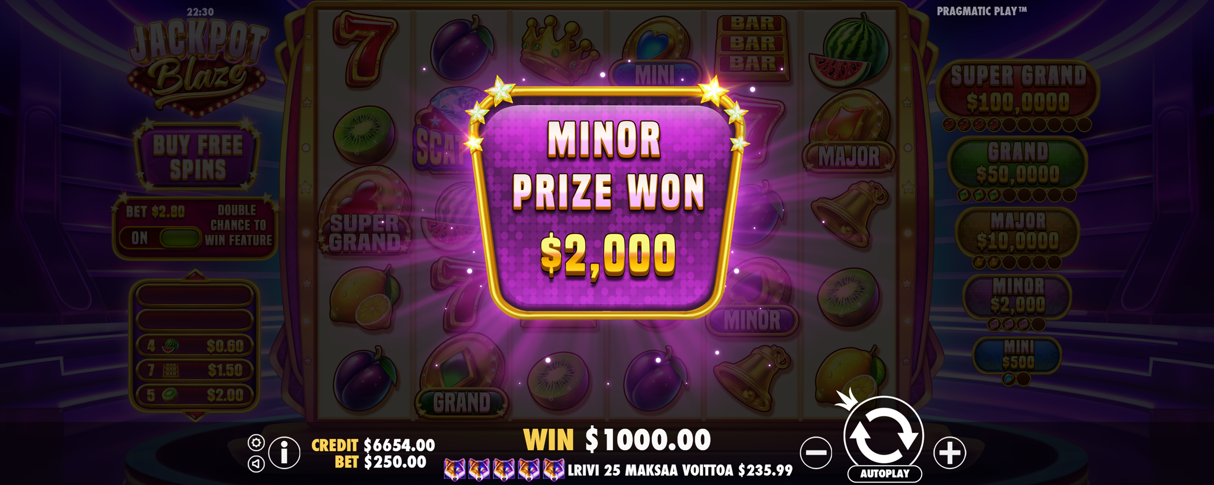 Jackpot Blaze - Big win 16