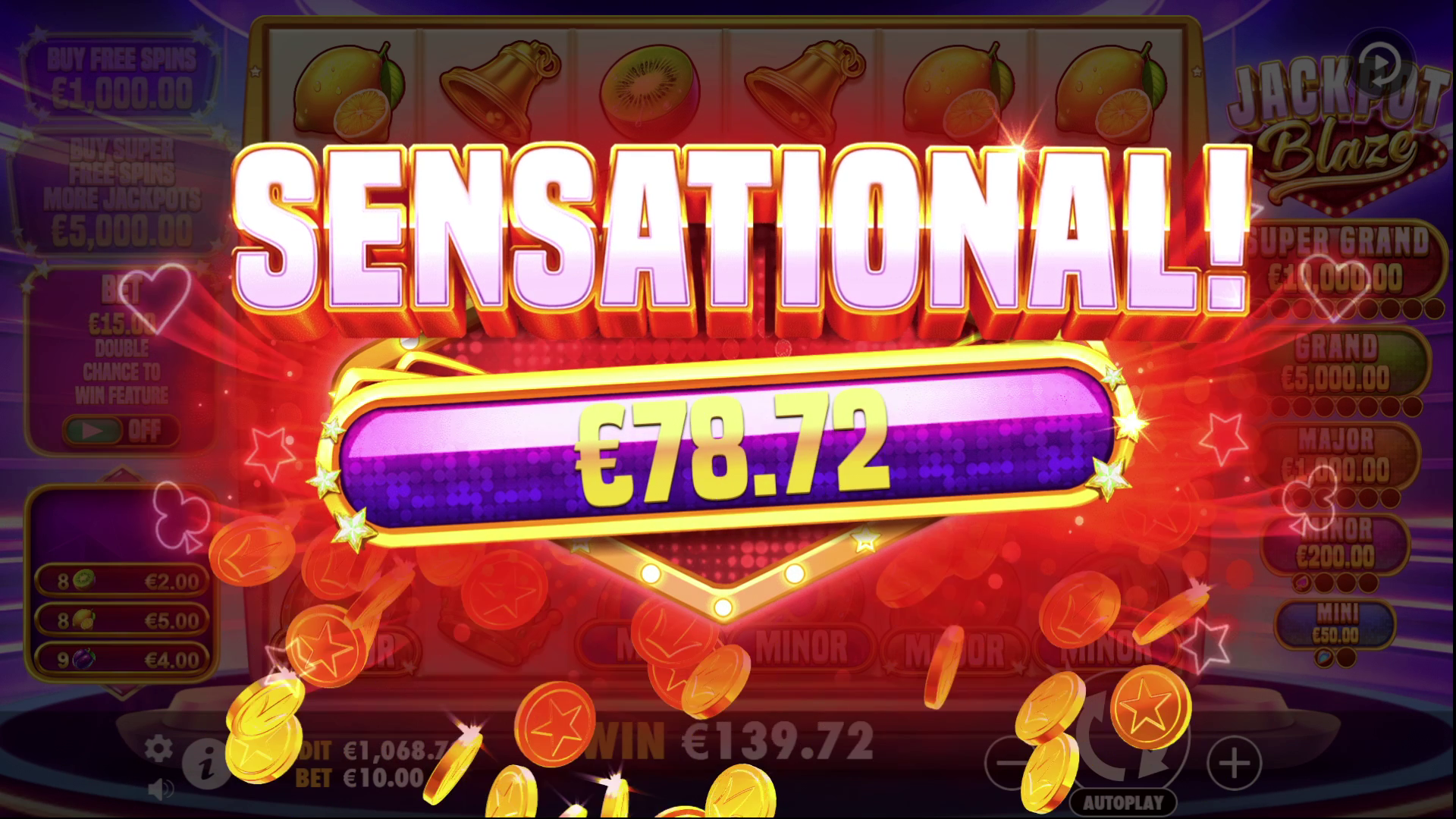 Jackpot Blaze - Big win 23