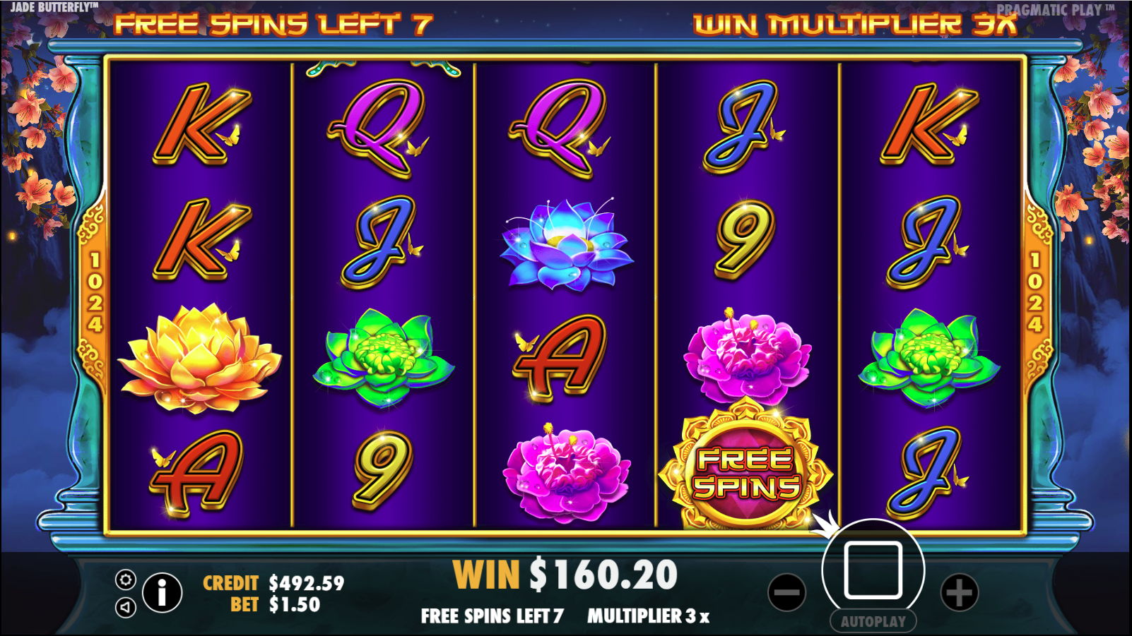 Jade Butterfly - Free spins 3