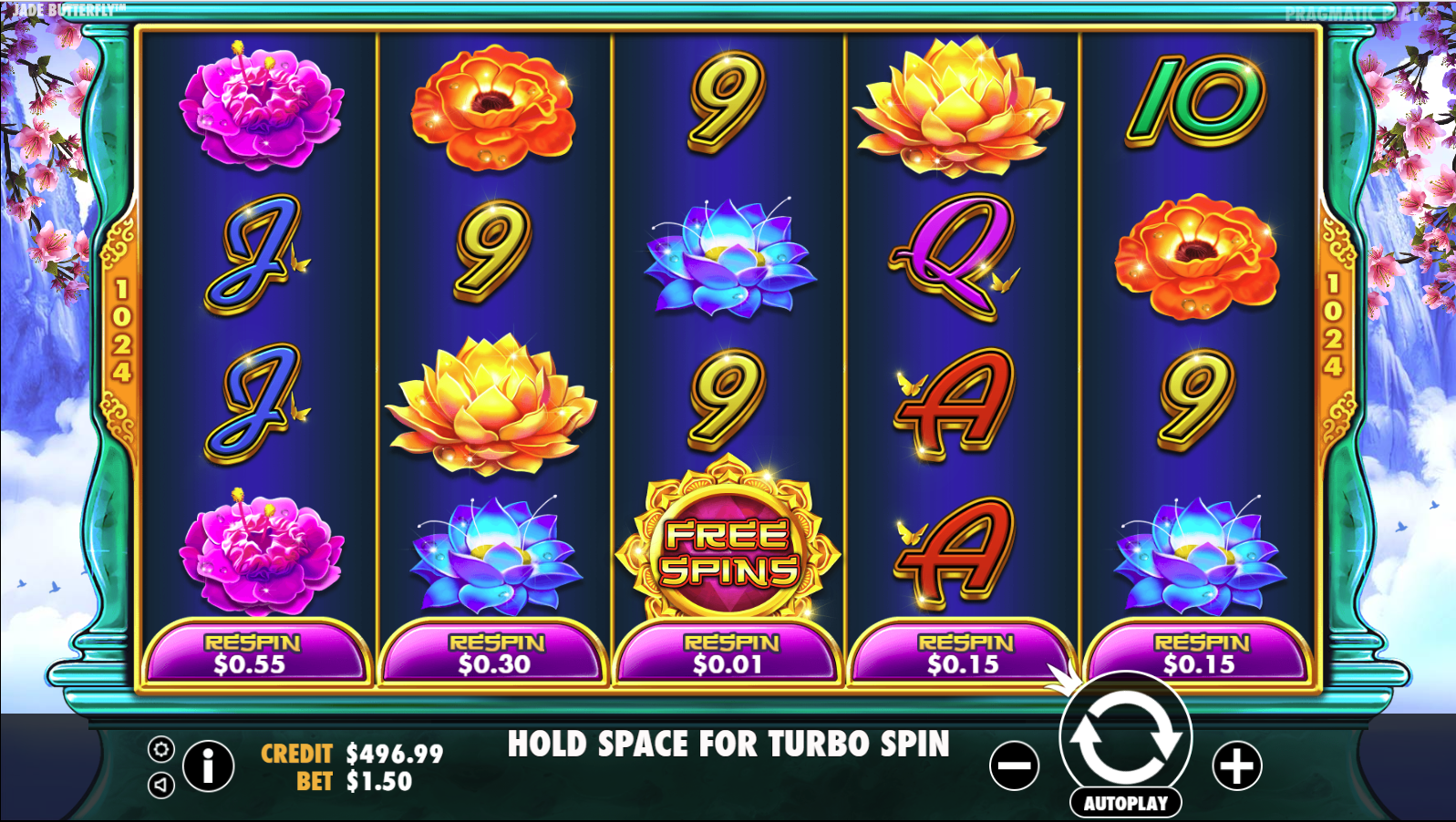 Jade Butterfly - Free spins 4