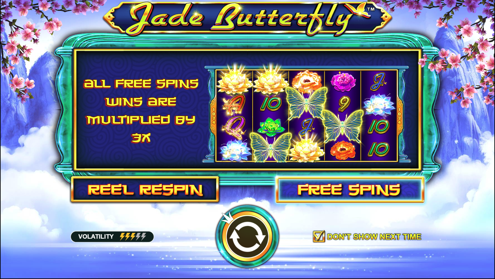 Jade Butterfly - Free spins 6