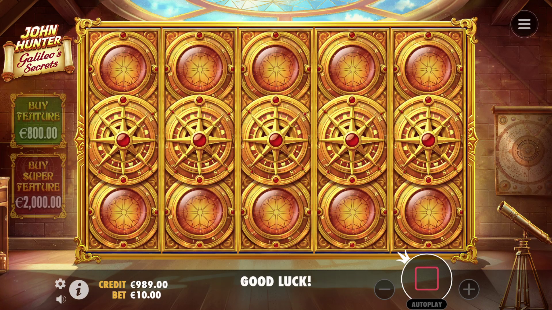 John Hunter and Galileo's Secrets - Buy bonus 1
